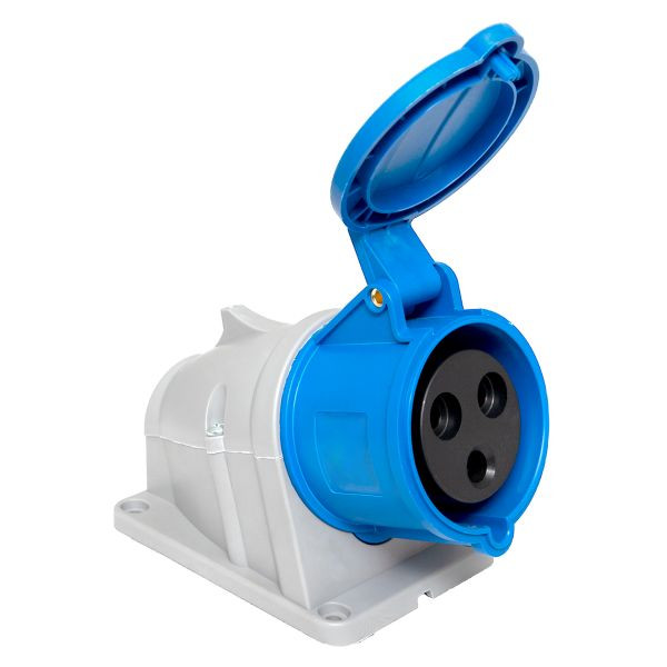 Розетка стационарная наружная 123 2Р+РЕ 32А 220В IP44 EKF PROXIMA Розетка стационарная наружная 123 2Р+РЕ 32А 220В IP44 EKF PROXIMA