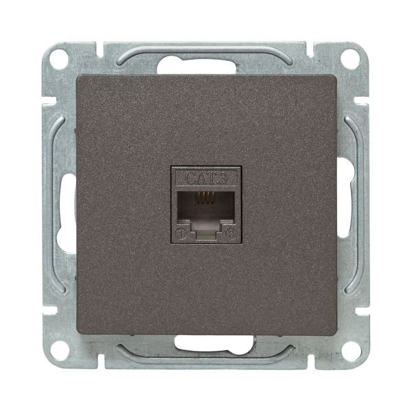 Механизм розетки RJ11, мокко Эпика EKF Механизм розетки RJ11, мокко Эпика EKF