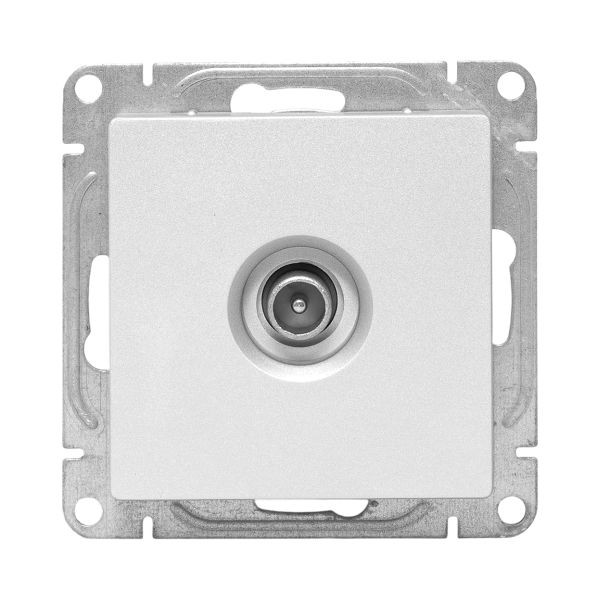 Механизм розетки TV, проходная, алюминий Эпика EKF Механизм розетки TV, проходная, алюминий Эпика EKF