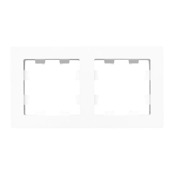 2 - местная рамка, белая, пластик Эпика EKF 2 - местная рамка, белая, пластик Эпика EKF