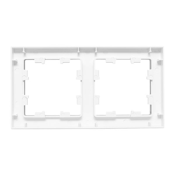 2 - местная рамка, белая, пластик Эпика EKF 2 - местная рамка, белая, пластик Эпика EKF