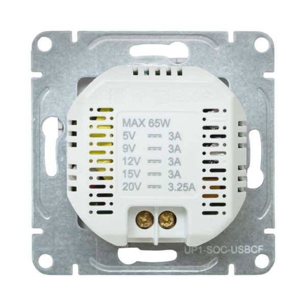 Механизм розетки USB-С, быстрая, шампань Эпика EKF Механизм розетки USB-С, быстрая, шампань Эпика EKF