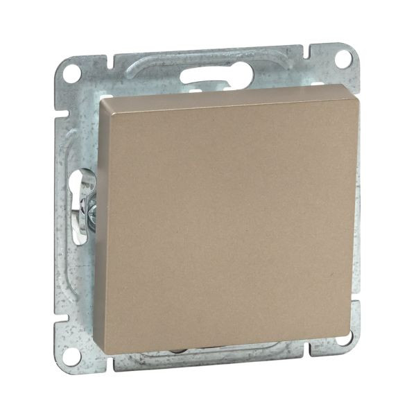 Механизм выключателя, одноклавишный, перекрёстный, шампань Эпика EKF Механизм выключателя, одноклавишный, перекрёстный, шампань Эпика EKF