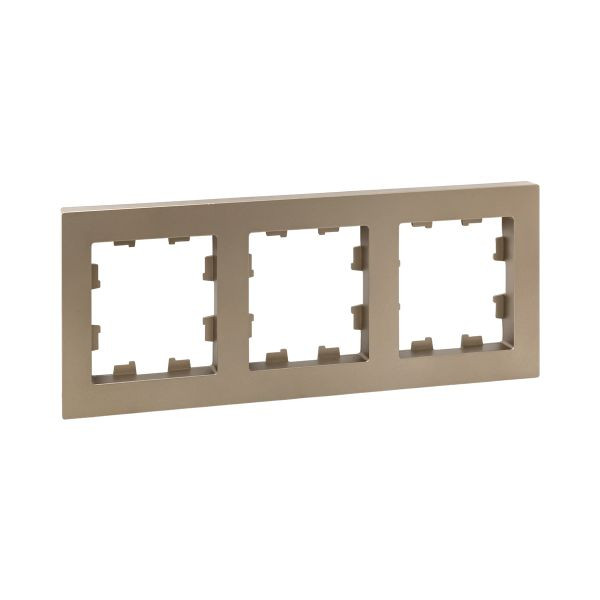 3 - местная рамка, шампань, пластик Эпика EKF 3 - местная рамка, шампань, пластик Эпика EKF