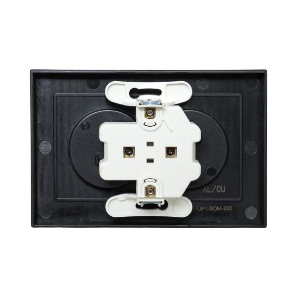 Механизм розетки двойной, 16А, без заземления, без шторок, с рамкой, мокко Эпика EKF Механизм розетки двойной, 16А, без заземления, без шторок, с рамкой, мокко Эпика EKF