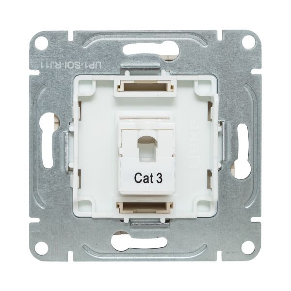 Механизм розетки RJ11, кремовый Эпика EKF Механизм розетки RJ11, кремовый Эпика EKF