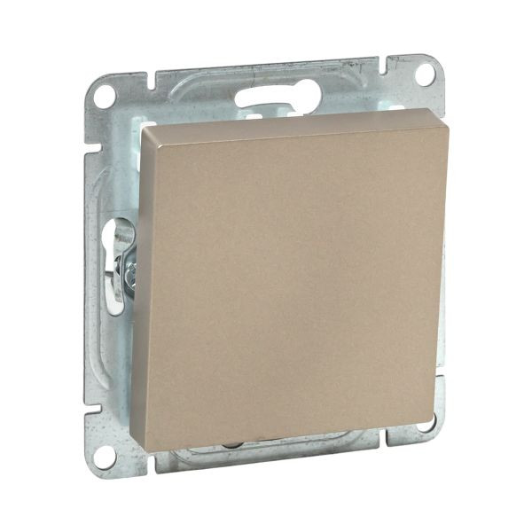 Механизм выключателя, одноклавишный, проходной, шампань Эпика EKF Механизм выключателя, одноклавишный, проходной, шампань Эпика EKF