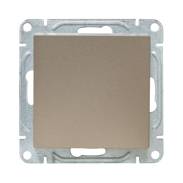 Механизм выключателя, одноклавишный, проходной, шампань Эпика EKF Механизм выключателя, одноклавишный, проходной, шампань Эпика EKF