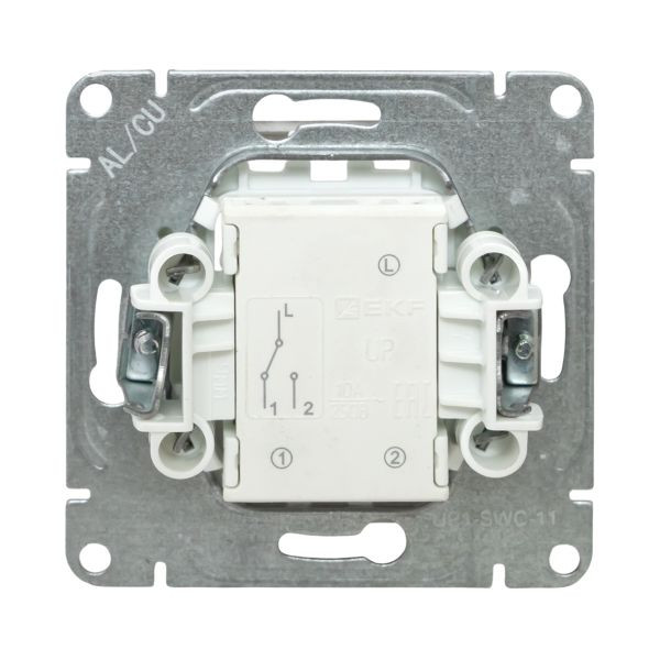 Механизм выключателя, одноклавишный, проходной, шампань Эпика EKF Механизм выключателя, одноклавишный, проходной, шампань Эпика EKF