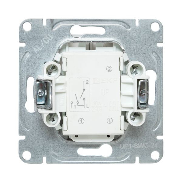 Механизм выключателя, двухклавишный, с подсветкой, шампань Эпика EKF Механизм выключателя, двухклавишный, с подсветкой, шампань Эпика EKF