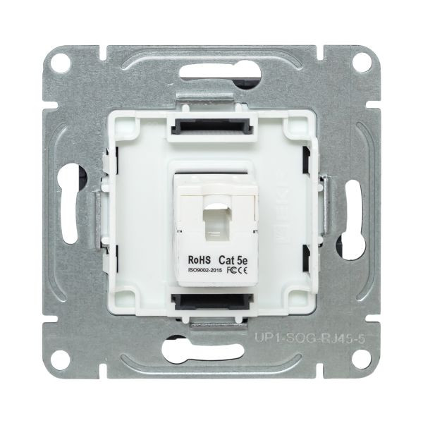 Механизм розетки RJ45 (cat5), графит Эпика EKF Механизм розетки RJ45 (cat5), графит Эпика EKF