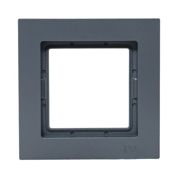 1 - местная рамка, IP44, графит, пластик Эпика EKF 1 - местная рамка, IP44, графит, пластик Эпика EKF