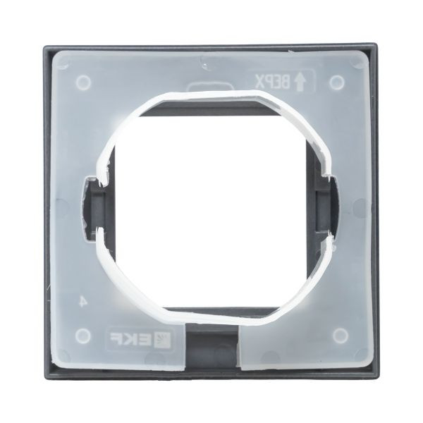 1 - местная рамка, IP44, графит, пластик Эпика EKF 1 - местная рамка, IP44, графит, пластик Эпика EKF