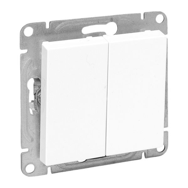 Механизм выключателя, двухклавишный, белый Эпика EKF Механизм выключателя, двухклавишный, белый Эпика EKF