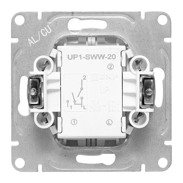 Механизм выключателя, двухклавишный, белый Эпика EKF Механизм выключателя, двухклавишный, белый Эпика EKF