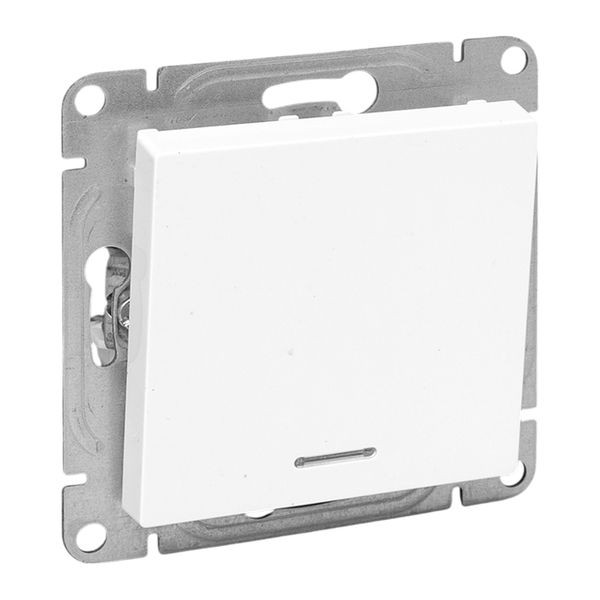 Механизм выключателя, одноклавишный, с подсветкой, белый Эпика EKF Механизм выключателя, одноклавишный, с подсветкой, белый Эпика EKF