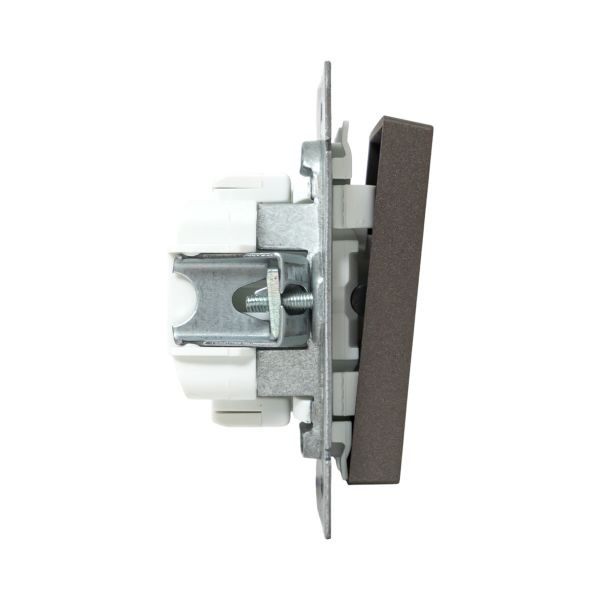 Механизм выключателя, одноклавишный, мокко Эпика EKF Механизм выключателя, одноклавишный, мокко Эпика EKF