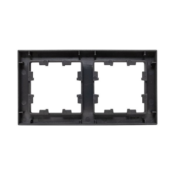 2 - местная рамка, чёрная, пластик Эпика EKF 2 - местная рамка, чёрная, пластик Эпика EKF