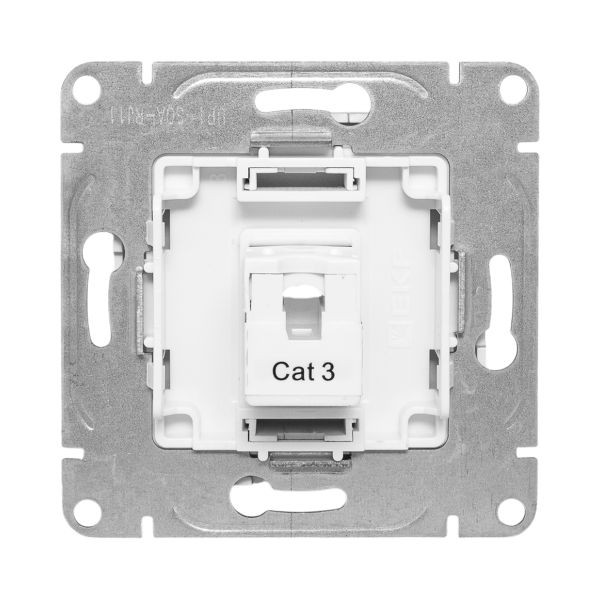 Механизм розетки RJ11, алюминий Эпика EKF Механизм розетки RJ11, алюминий Эпика EKF