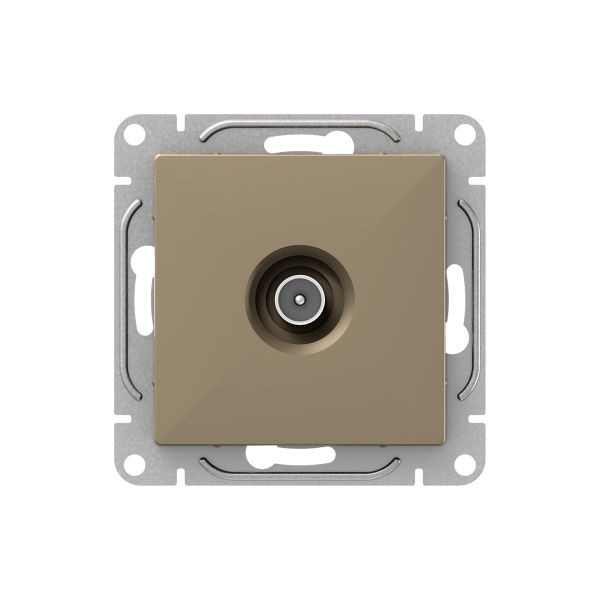 Механизм розетки TV, проходная, шампань Эпика EKF Механизм розетки TV, проходная, шампань Эпика EKF