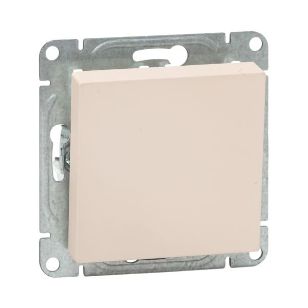 Механизм выключателя, одноклавишный, проходной, кремовый Эпика EKF Механизм выключателя, одноклавишный, проходной, кремовый Эпика EKF