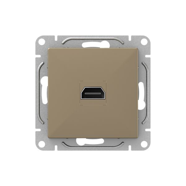 Механизм розетки HDMI, шампань Эпика EKF Механизм розетки HDMI, шампань Эпика EKF