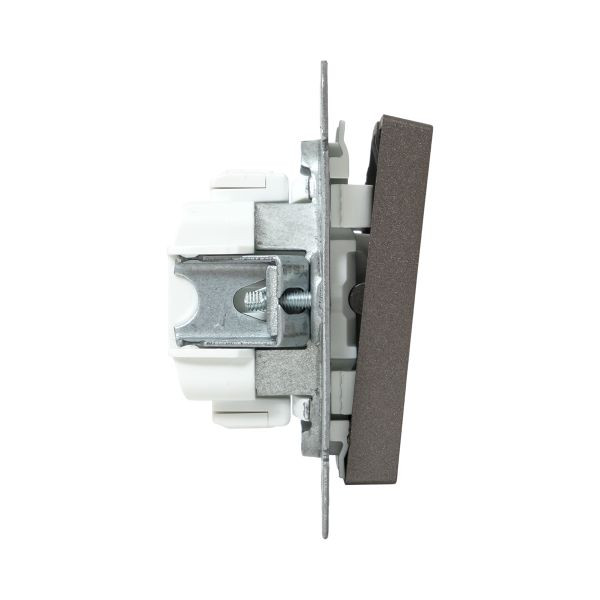 Механизм выключателя, трёхклавишный, мокко Эпика EKF Механизм выключателя, трёхклавишный, мокко Эпика EKF