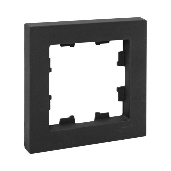 1 - местная рамка, чёрная, пластик Эпика EKF 1 - местная рамка, чёрная, пластик Эпика EKF