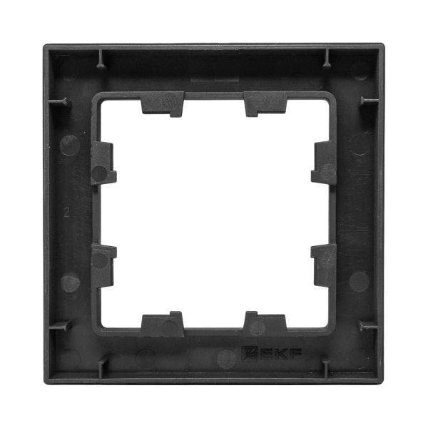 1 - местная рамка, чёрная, пластик Эпика EKF 1 - местная рамка, чёрная, пластик Эпика EKF