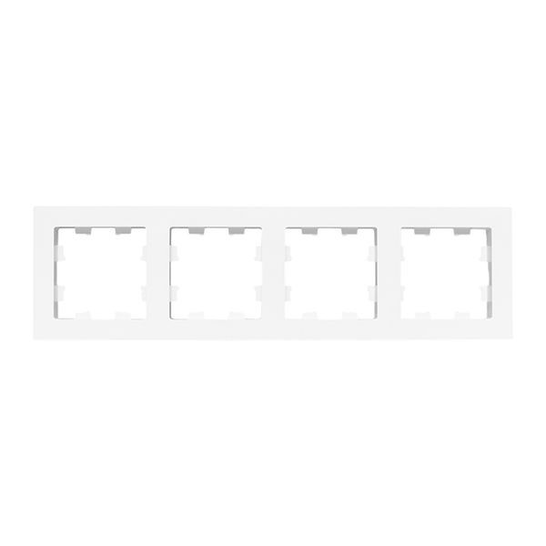 4 - местная рамка, белая, пластик Эпика EKF 4 - местная рамка, белая, пластик Эпика EKF