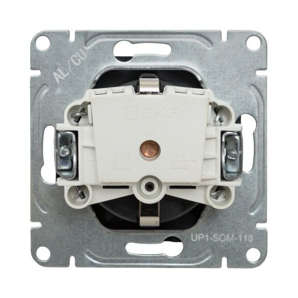 Механизм розетки, 16А, с заземлением, без шторок, мокко Эпика EKF Механизм розетки, 16А, с заземлением, без шторок, мокко Эпика EKF