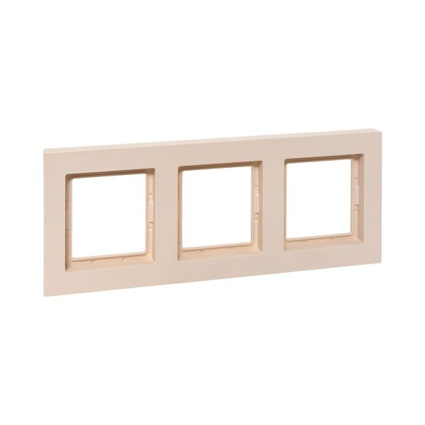 3 - местная рамка, IP44, кремовая, пластик Эпика EKF 3 - местная рамка, IP44, кремовая, пластик Эпика EKF