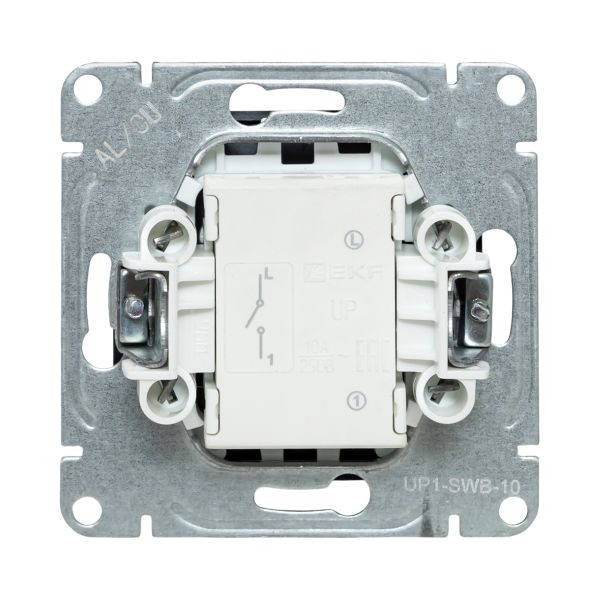 Механизм выключателя, одноклавишный, графит Эпика EKF Механизм выключателя, одноклавишный, графит Эпика EKF