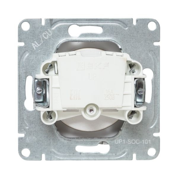 Механизм розетки, 16А, без заземления, со шторками, шампань Эпика EKF Механизм розетки, 16А, без заземления, со шторками, шампань Эпика EKF