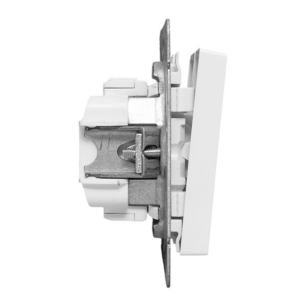 Механизм выключателя, двухклавишный, проходной, белый Эпика EKF Механизм выключателя, двухклавишный, проходной, белый Эпика EKF