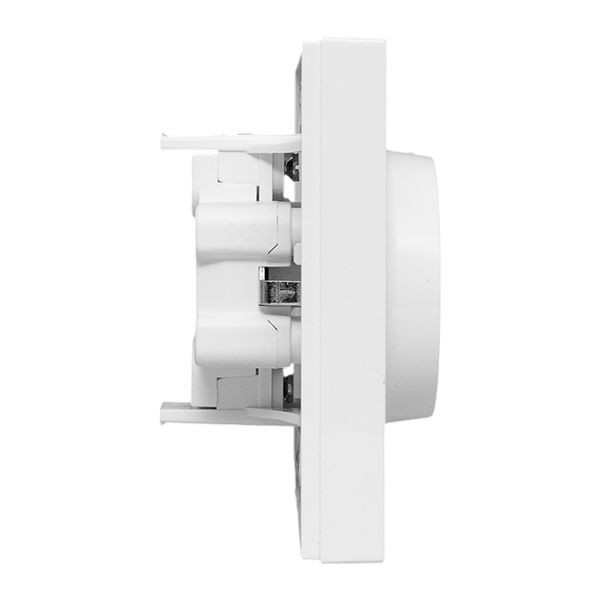 Механизм розетки двойной, 16А, с заземлением, без шторок, с рамкой, белый Эпика EKF Механизм розетки двойной, 16А, с заземлением, без шторок, с рамкой, белый Эпика EKF