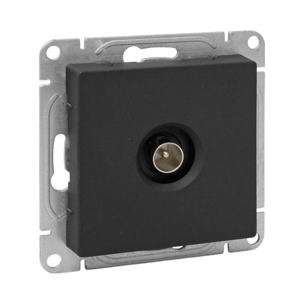 Механизм розетки TV, одиночная, чёрный Эпика EKF Механизм розетки TV, одиночная, чёрный Эпика EKF