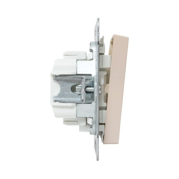 Механизм выключателя, двухклавишный, с подсветкой, кремовый Эпика EKF Механизм выключателя, двухклавишный, с подсветкой, кремовый Эпика EKF