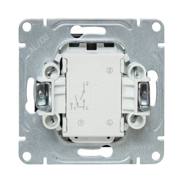 Механизм выключателя, двухклавишный, с подсветкой, мокко Эпика EKF Механизм выключателя, двухклавишный, с подсветкой, мокко Эпика EKF