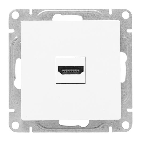 Механизм розетки HDMI, белый Эпика EKF Механизм розетки HDMI, белый Эпика EKF