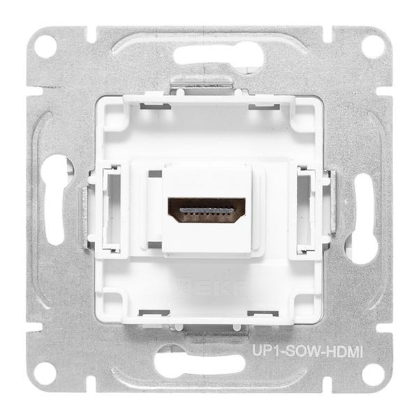 Механизм розетки HDMI, белый Эпика EKF Механизм розетки HDMI, белый Эпика EKF