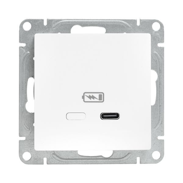 Механизм розетки USB-С, быстрая, белый Эпика EKF Механизм розетки USB-С, быстрая, белый Эпика EKF