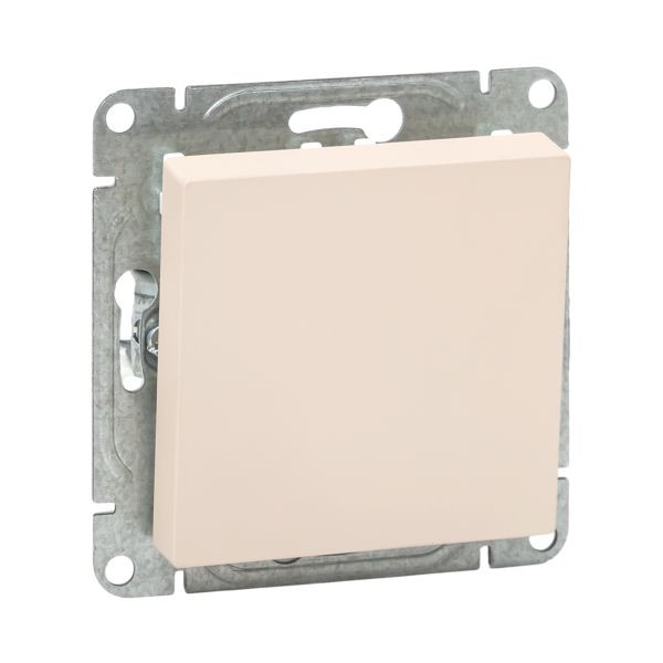Механизм выключателя, одноклавишный, перекрёстный, кремовый Эпика EKF Механизм выключателя, одноклавишный, перекрёстный, кремовый Эпика EKF
