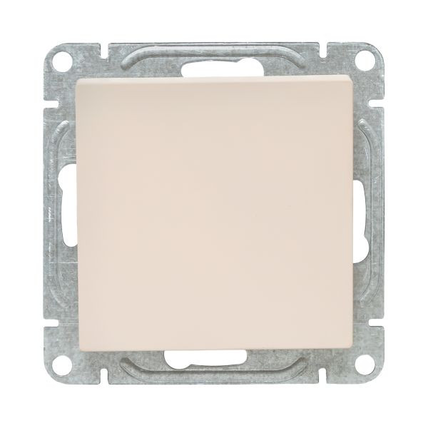 Механизм выключателя, одноклавишный, перекрёстный, кремовый Эпика EKF Механизм выключателя, одноклавишный, перекрёстный, кремовый Эпика EKF