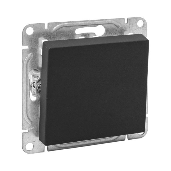 Механизм выключателя, одноклавишный, проходной, чёрный Эпика EKF Механизм выключателя, одноклавишный, проходной, чёрный Эпика EKF