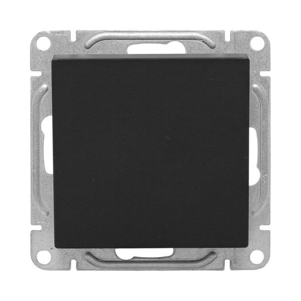 Механизм выключателя, одноклавишный, проходной, чёрный Эпика EKF Механизм выключателя, одноклавишный, проходной, чёрный Эпика EKF