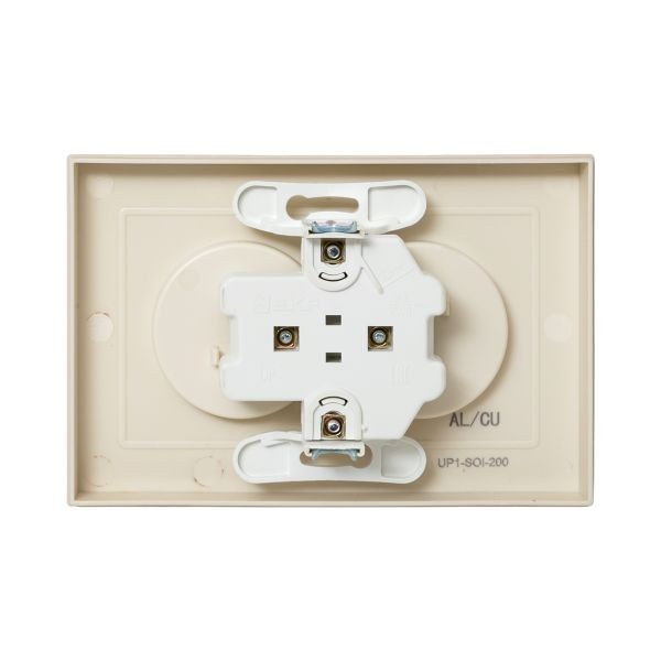 Механизм розетки двойной, 16А, без заземления, без шторок, с рамкой, кремовый Эпика EKF Механизм розетки двойной, 16А, без заземления, без шторок, с рамкой, кремовый Эпика EKF
