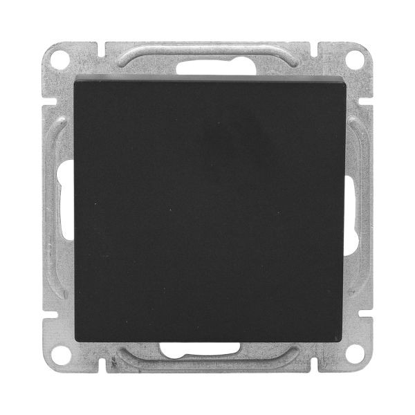 Механизм выключателя, одноклавишный, перекрёстный, чёрный Эпика EKF Механизм выключателя, одноклавишный, перекрёстный, чёрный Эпика EKF