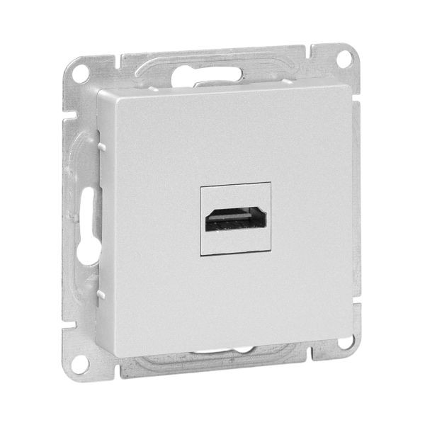 Механизм розетки HDMI, алюминий Эпика EKF Механизм розетки HDMI, алюминий Эпика EKF