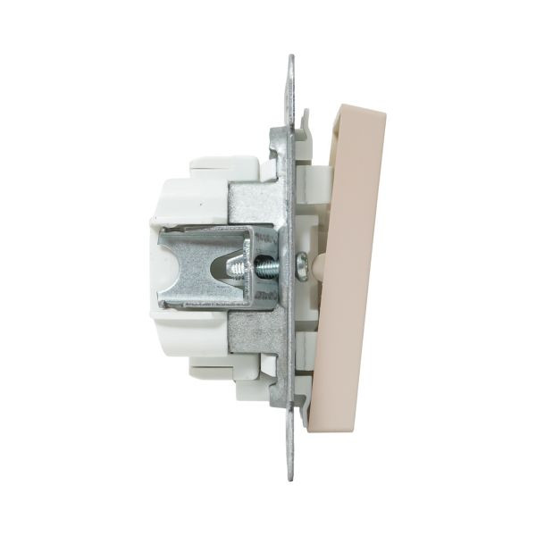 Механизм выключателя, одноклавишный, с подсветкой, кремовый Эпика EKF Механизм выключателя, одноклавишный, с подсветкой, кремовый Эпика EKF